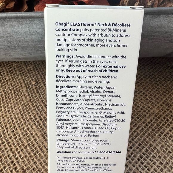 Obagi Elastiderm Neck And Decollete Concentrate 1 fl oz 30ml brand new in box - Picture 5 of 6